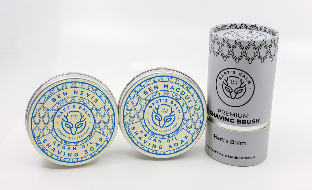 Two Shaving Soaps and FREE Shaving Brush
