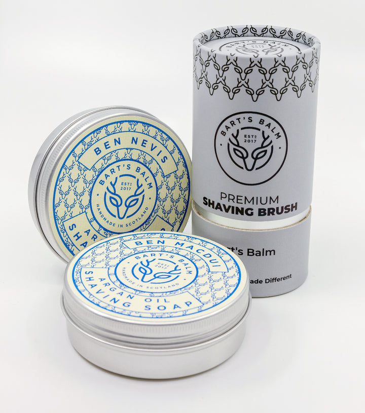 Two Shaving Soaps and FREE Shaving Brush