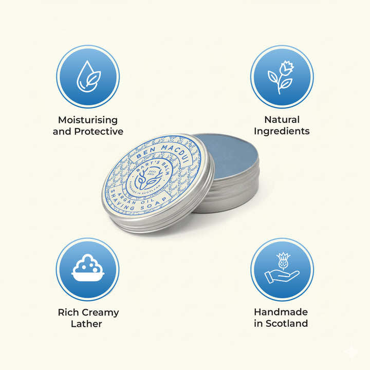 Bart's Balm Premium Shave Soap 120g - BEN MACDUI