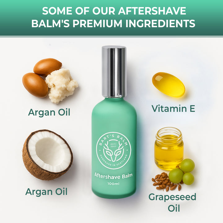 Ben Macdui Shaving Soap, Aftershave Balm and Shaving Brush Set